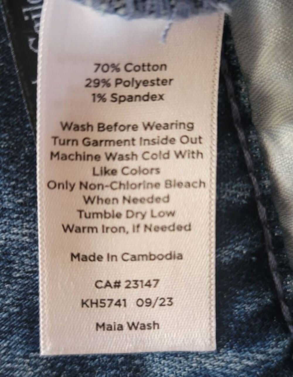 Talbots Jeans Womens Size 8 Blue Wash High Rise Straight Ankle Sailor Nautical - Picture 4 of 5